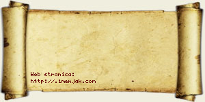 Danica Velinović vizit kartica